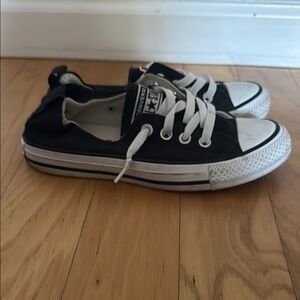 Converse Black and White Low-Top Sneakers